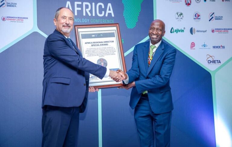 UGANDA’S ERNEST RUBONDO WINS AFRICA PETROLEUM AWARD