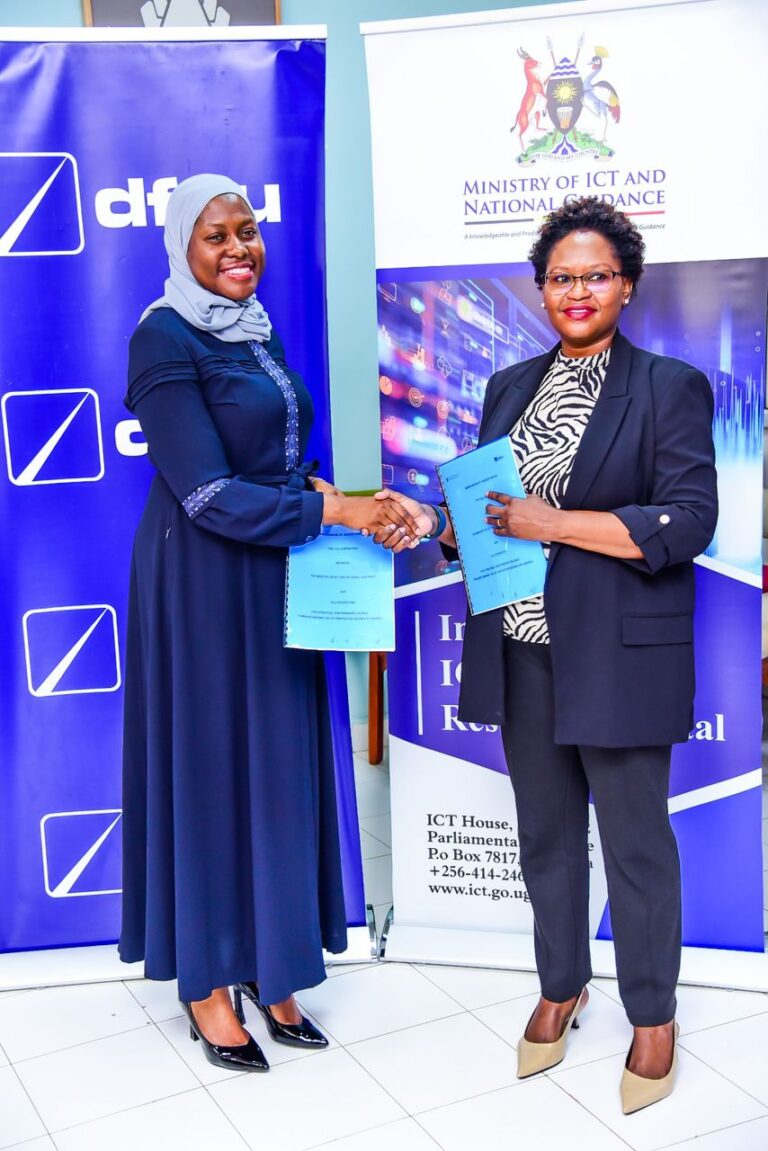 DFCU FOUNDATION,MINISTRY OF ICT SIGN PARTNERSHIP TO STRENGTHEN DIGITAL SKILLS