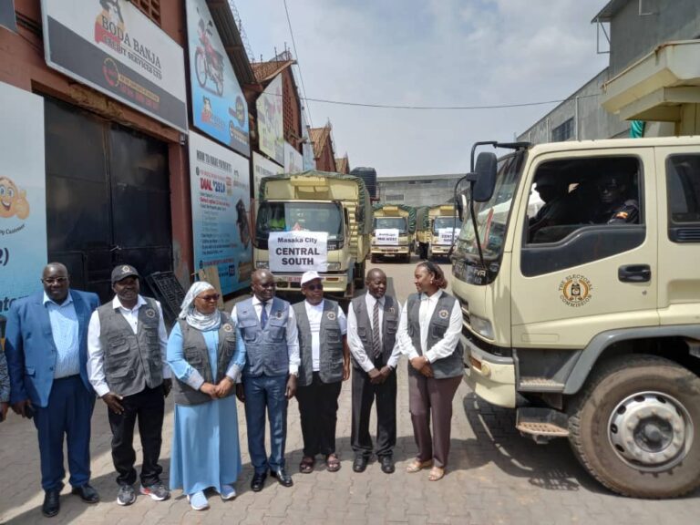 ELECTORAL COMMISSION FLAGS OFF ELECTION MATERIALS TO DISTRICTS