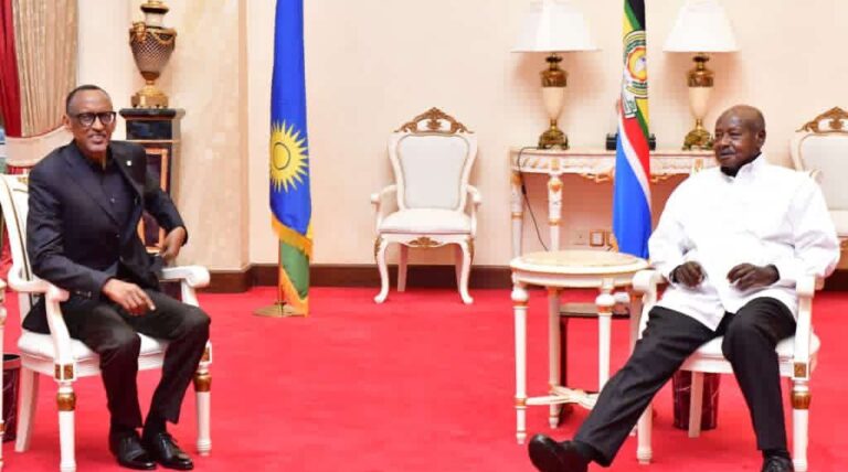 PAUL KAGAME CONGRATULATES PRESIDENT MUSEVENI ON HIS RE-ELECTION