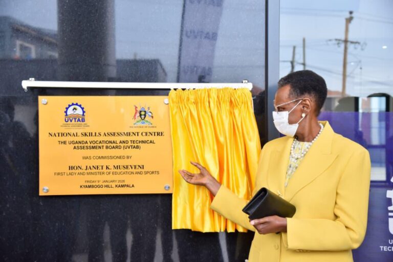 JANET MUSEVENI HAILS UVTAB LEADERSHIP FOR PROMOTING TVET EDUCATION