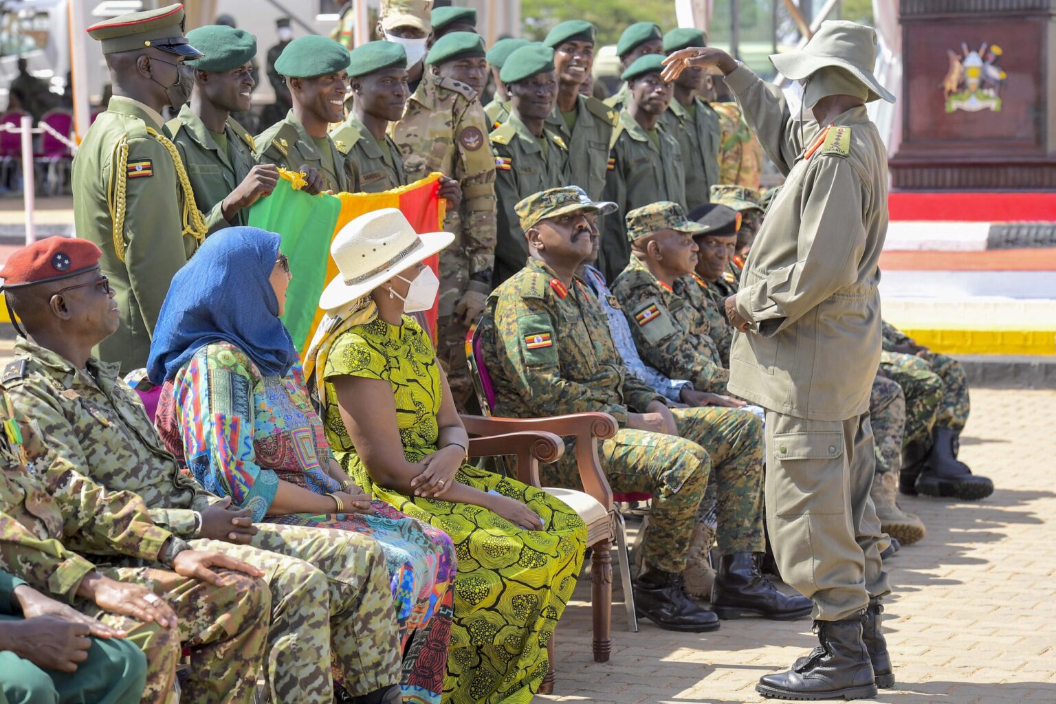 MUSEVENI COMMISSIONS 498 OFFICER CADETS
