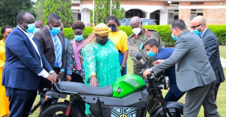 MUSEVENI GRANTS SPIRO ELECTRIC MOTOR CYCLE DEALERS TAX FREE BONANZA