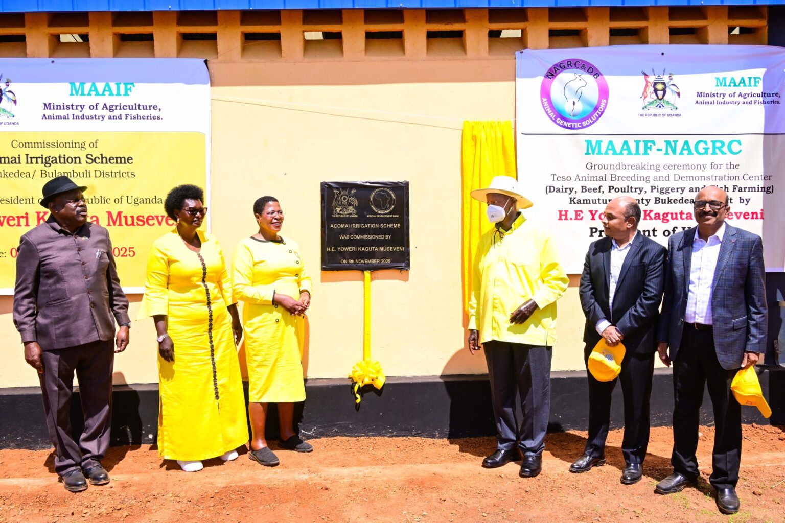 MUSEVENI COMMISSIONS SHS71 BILLION ACHOMAI IRRIGATION SCHEME
