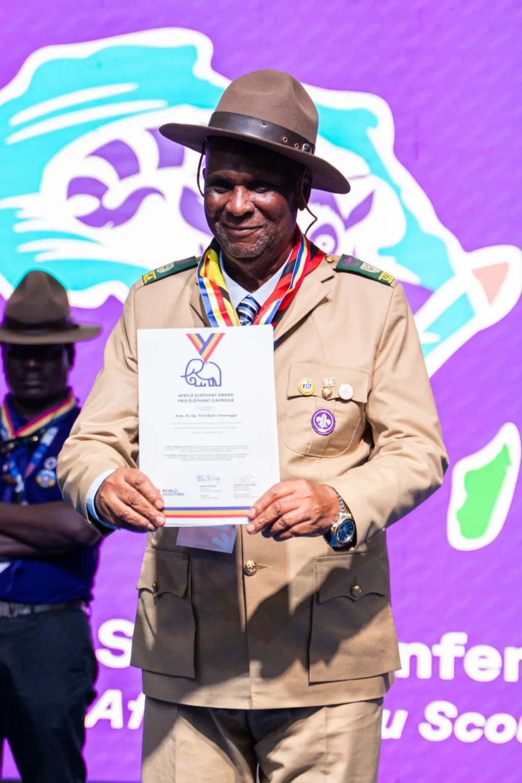PROF KATEREGGA SCOOPS AFRICA’S MOST PRESTIGIOUS SCOUTS AWARD