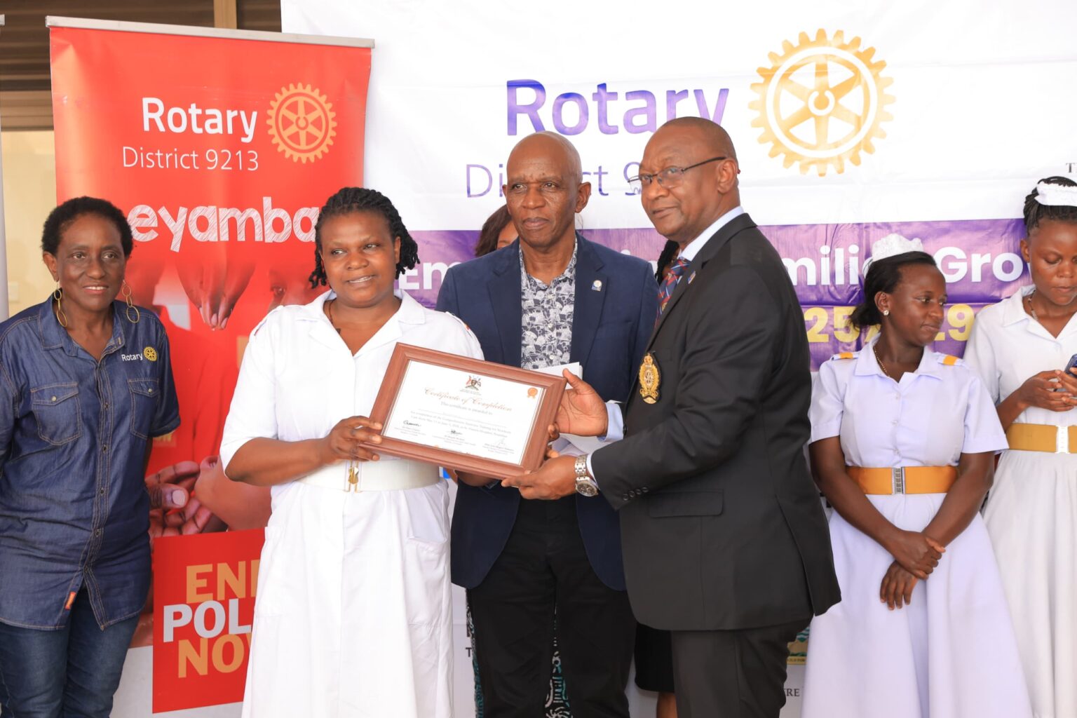 ROTARY,NSAMBYA HOSPITAL EMPOWERS HEALTH WORKERS WITH NEW BORN CARE SKILLS