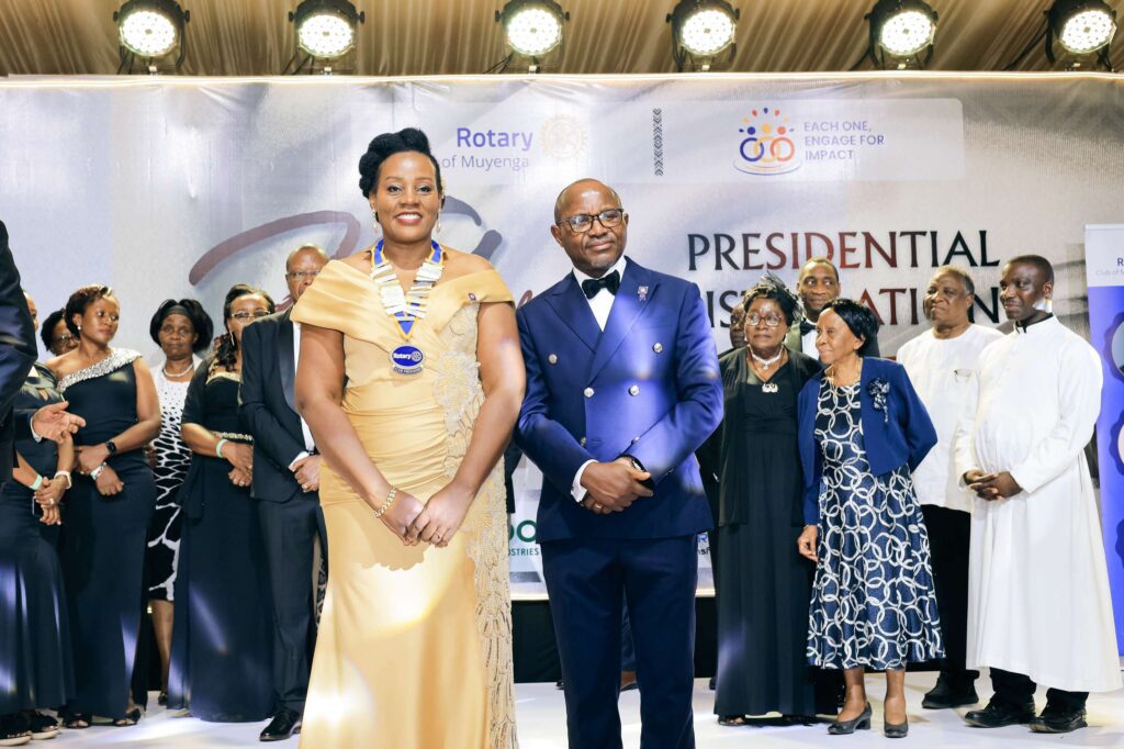 CENTENARY BANK BEATRICE LUGALAMBI TAKES OVER MUYENGA ROTARY PRESIDENCY