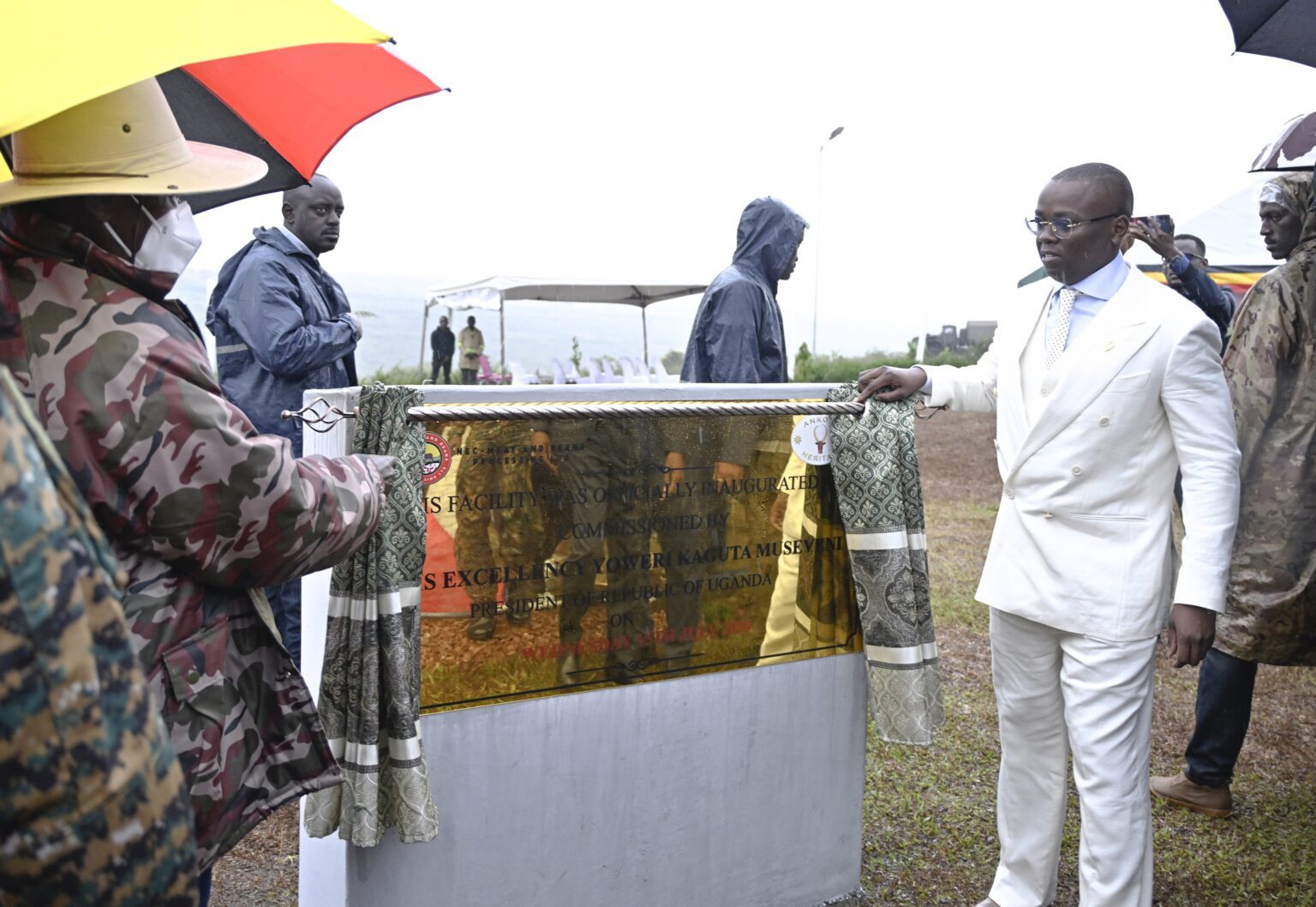 MUSEVENI COMMISSIONS NEC MEAT AND BEANS PROCESSING FACTORY, URGES FARMERS TO DRIVE AGRO- INDUSTRIALISATION
