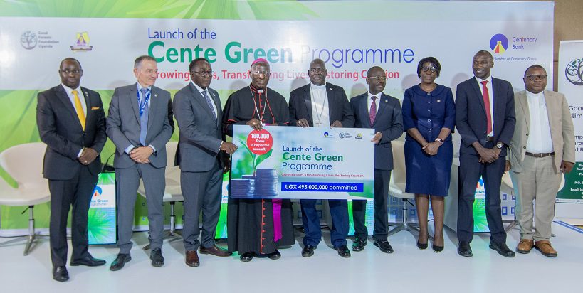 CENTENARY BANK AND CATHOLIC CLERGY LAUNCH CENTE GREEN PROGRAMME