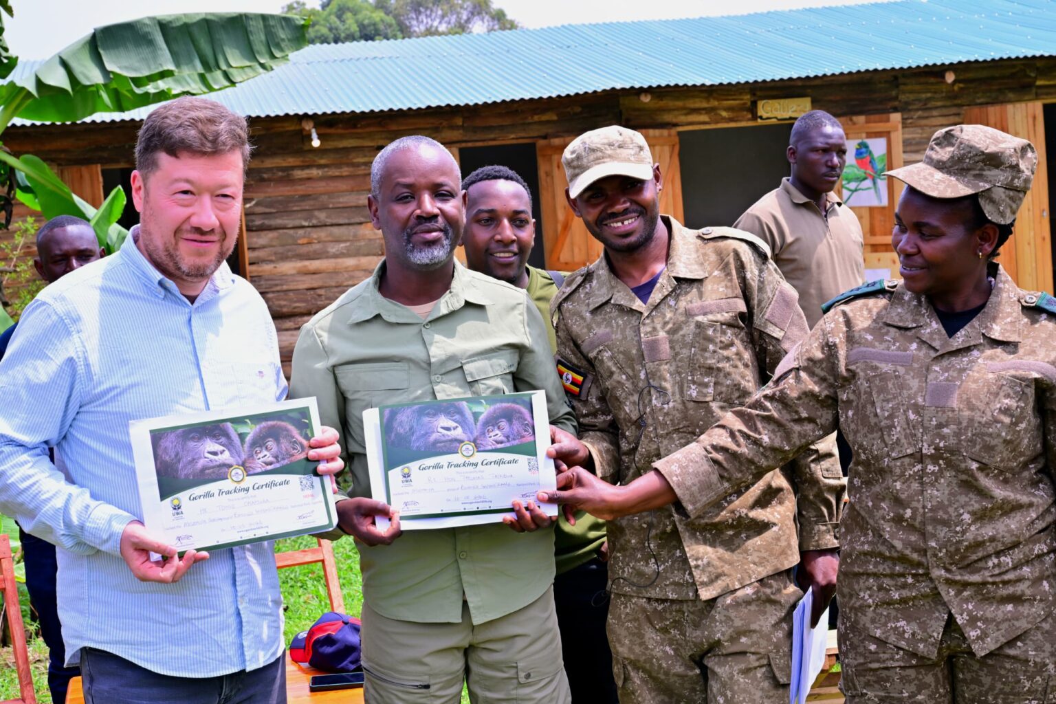 CZECH REPUBLIC SPEAKER NAMES BABY GORILLA TOMAS DURING UGANDA VISIT