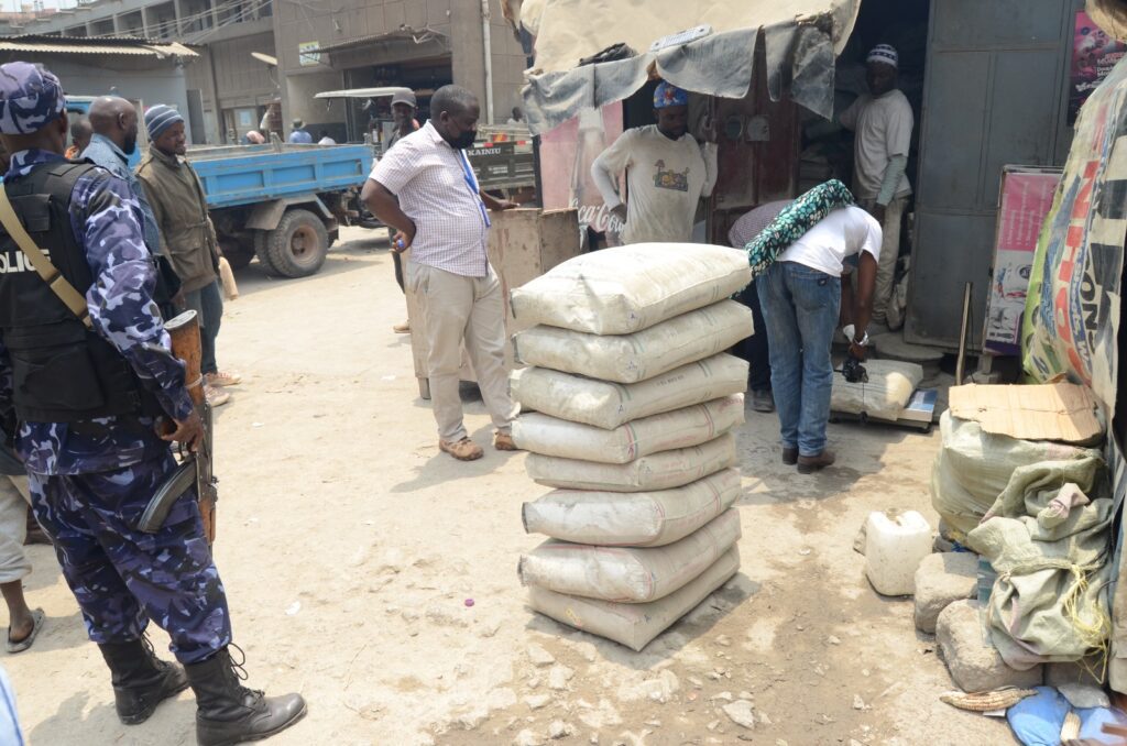 UNBS SEIZES 79 TONNES OF UNDERWEIGHT CEMENT IN KAMPALA