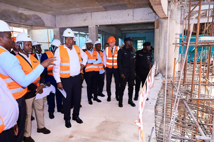 SPEAKER OF PARLIAMENT GIVES ROKO CONSTRUCTION 1O MONTHS TO COMPLETE PARLIAMENTARY CHAMBERS